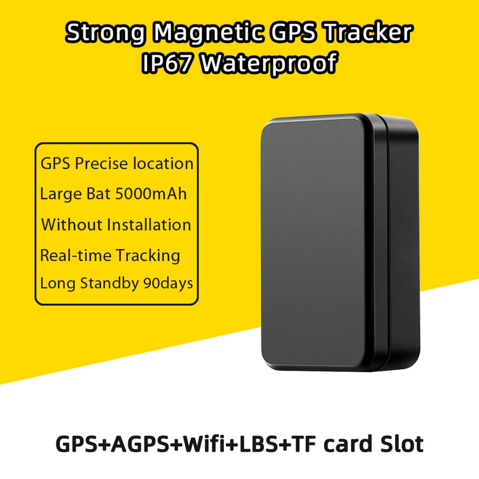 

Automotive GPS Tracker Ultra Mini Long Standby SOS Tracking Device for Location Tracker