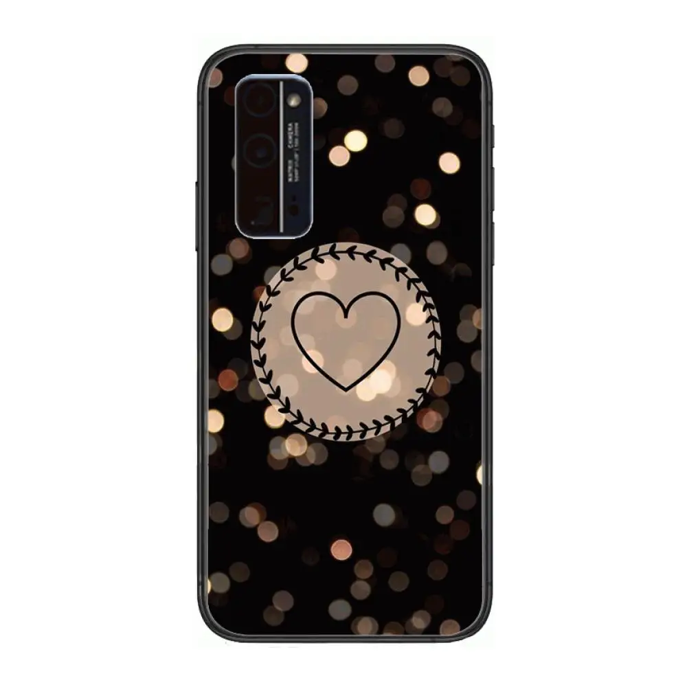 

Quality Fashion Phone Case Hull For Huawei Honor 8 9 10 20 30 A S Lite Pro 5g i Black Back Soft Cell Cover Pretty