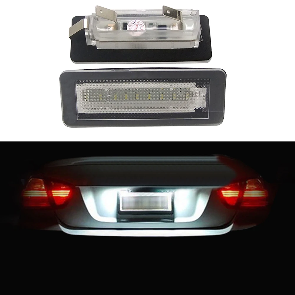 

2Pack High Brightness 6500K Car Replacement Part LED License Number Plate Light For Benz Smart Fortwo 2007-2015 Plug&Play