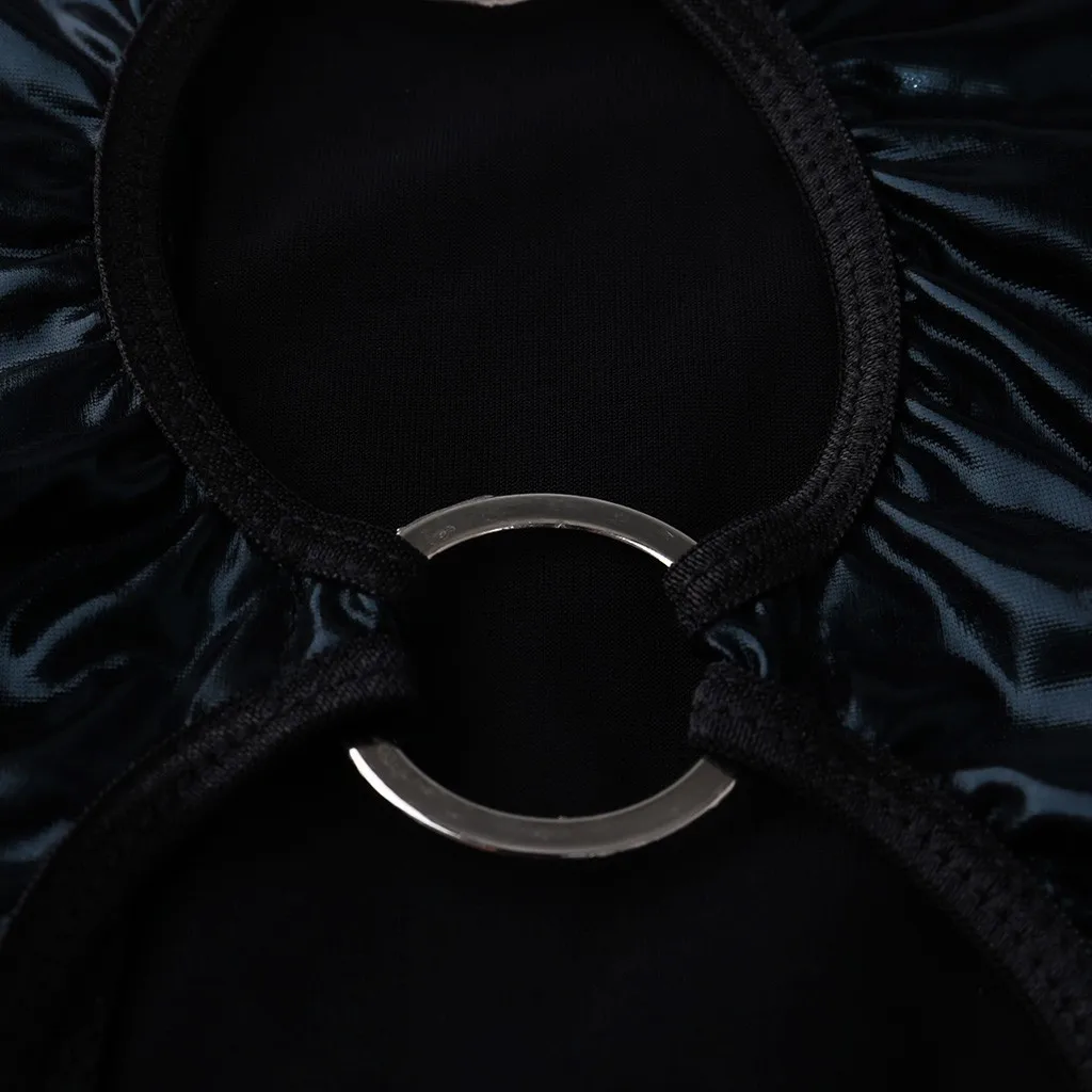 Сексуальное женское нижнее белье эротическое платье из искусственной кожи