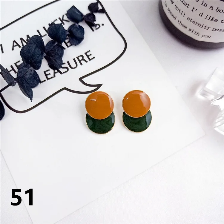 Простые ацетатные серьги карамельного цвета, модные геометрические леопардовые серьги, Преувеличенные прозрачные акриловые деревянные серьги для женщин