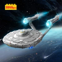 moc creator star treks spaceship u s s enterprise ncc 1701 d cruiser model building blocks bricks toys for children gift aldult