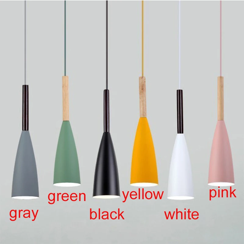 Современный светодиодный подвесной светильник в скандинавском стиле E27 для дома