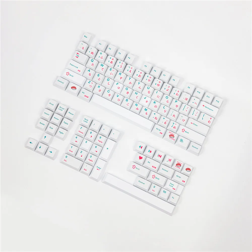 

Японский колпачок для клавиш суши, колпачок для клавиш с подставкой ПБТ-краски для MX Switch, механическая клавиатура, колпачок для клавиш с про...