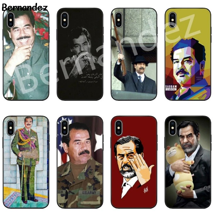 Bernandez 5 5S SE 6 6S TPU чехол для телефона iPhone 7 8 Plus X Xs Max XR Saddam Hussein irak Smart