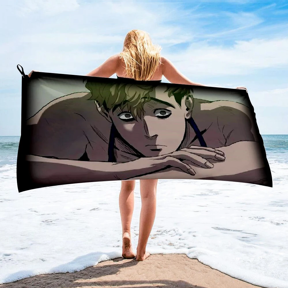 Банное полотенце Killing Stalking для женщин пляжное с принтом из шелка длинная юбка