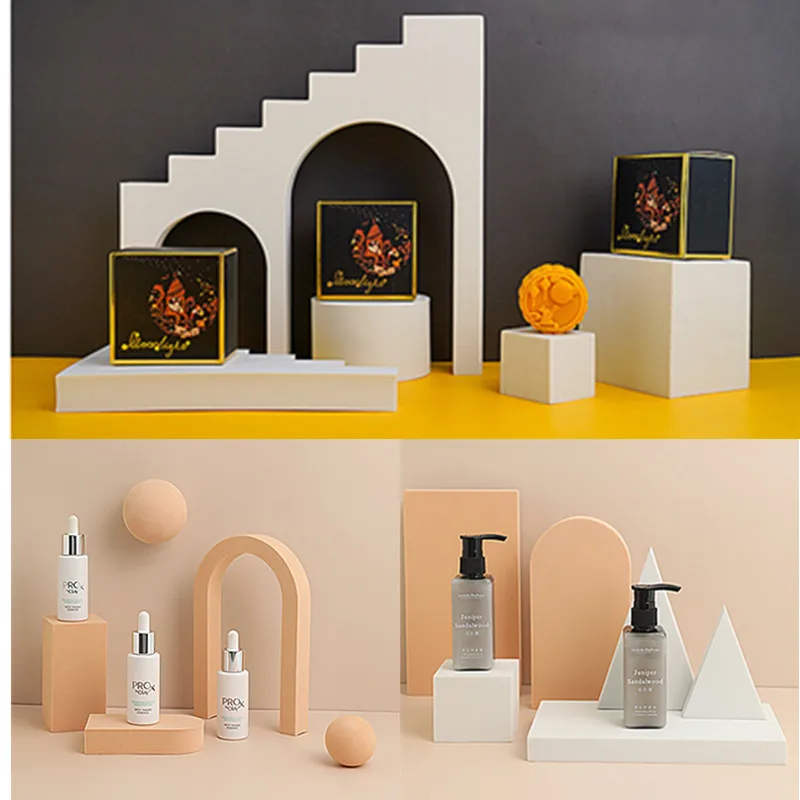 

ins Wind Net Red White Geometric Stereo Shooting Props Posing Ornaments PhotographyTable C Cube Photography Prop decoration