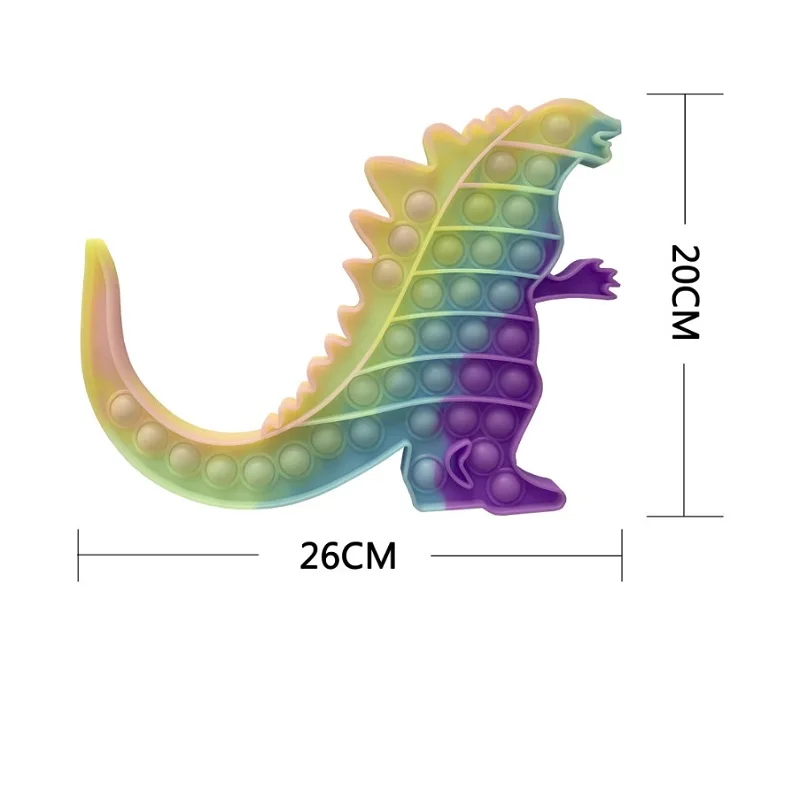 

Fun Popular It Game Fidget Toy Rainbow Animal Push Bubble Fidget Adult Children Time Interactive Game Sensory Toy