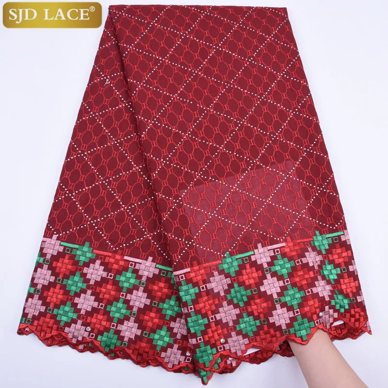 

New Cheap Sale African Dry Lace Fabric With Stones Swiss Voile Lace Fabric High Quality Nigerian Voile Lace Fabric For Man A1734
