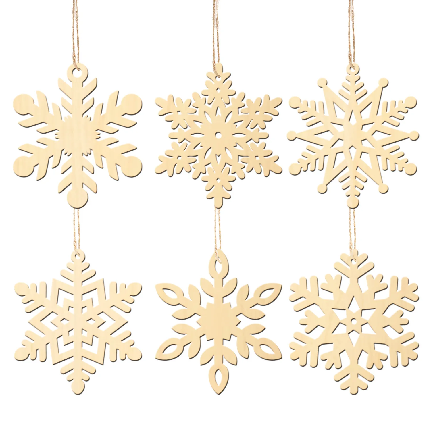 

6 шт., лазерная резьба по дереву