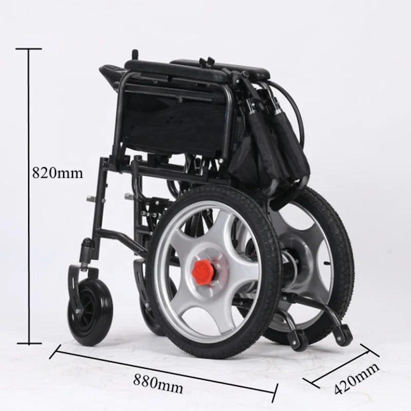 

Battery Charger Climbing Dual Motor Foldable Car Trunk Electric Automatic Wheelchair for Disabled People