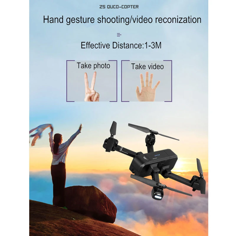 SJRC Z5 Квадрокоптер с HD 720p/1080p камерой Gps Дрон 2 4g/5g Wi Fi Fpv удержание высоты следуй за