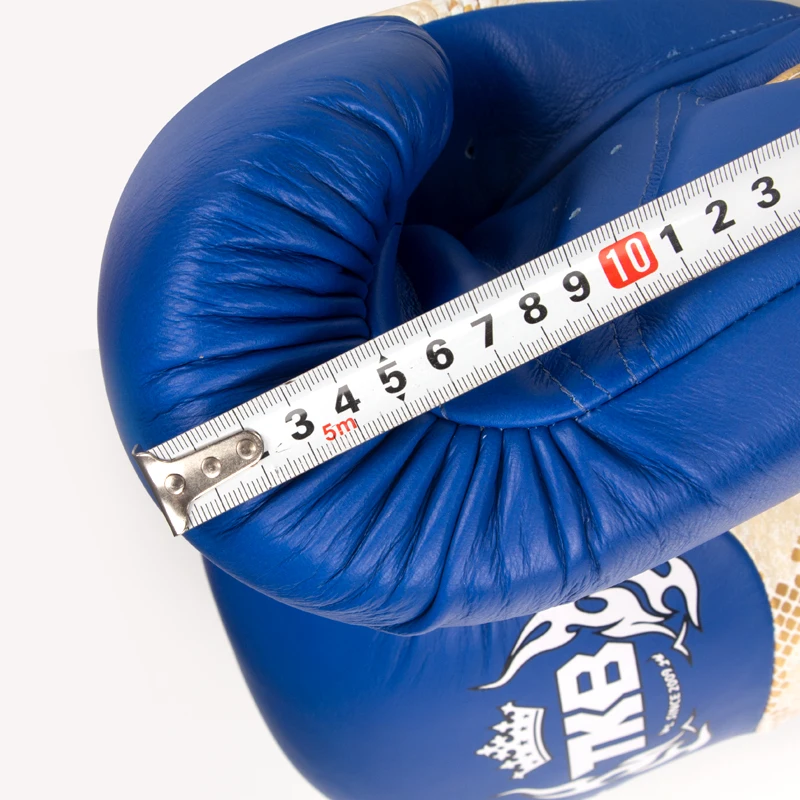 Тайские Ветеран ТКБ воловья кожа король Муай перчатки для тайского бокса боевой