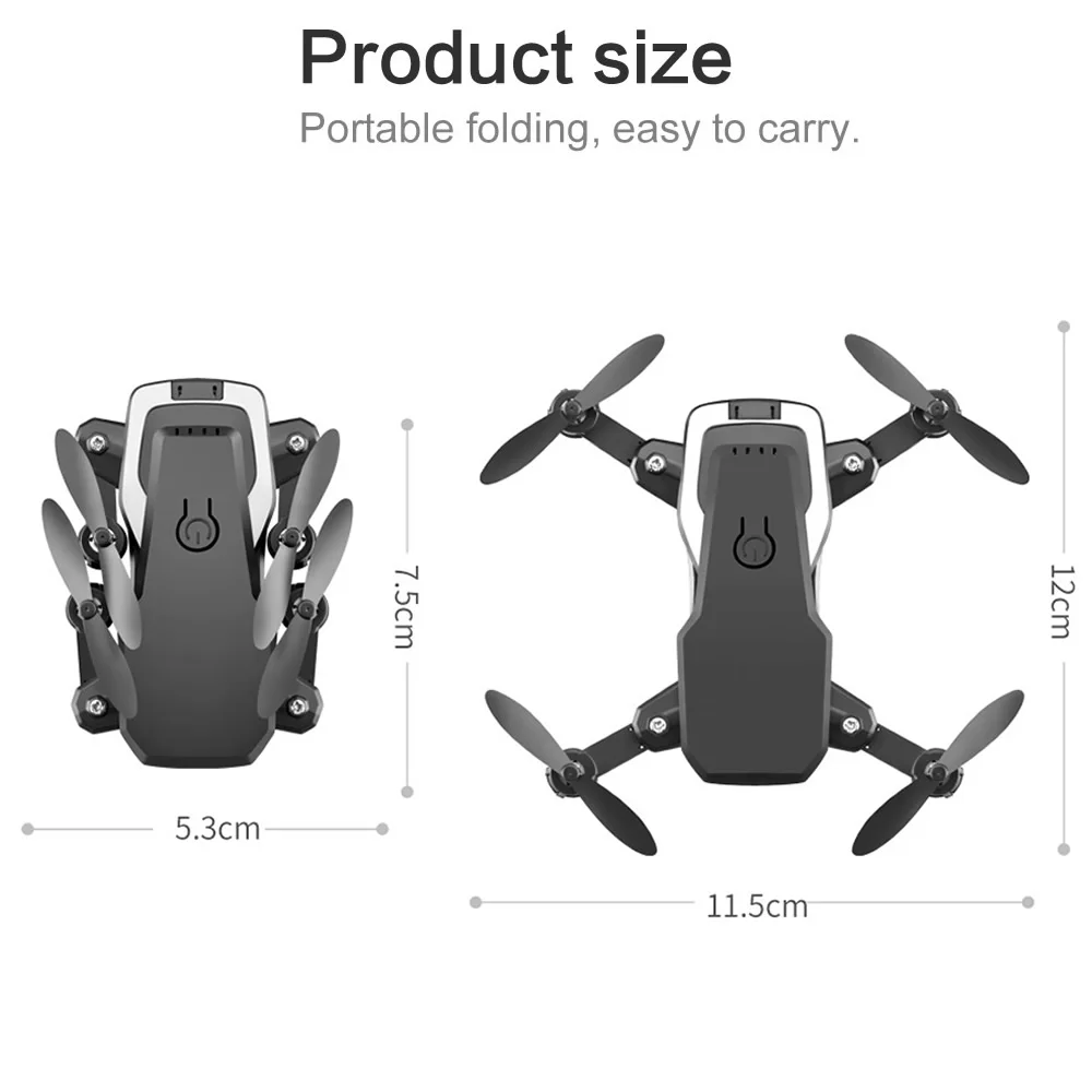 Мини Дрон FPV RC 4K HD с камерой складной Квадрокоптер дистанционным управлением