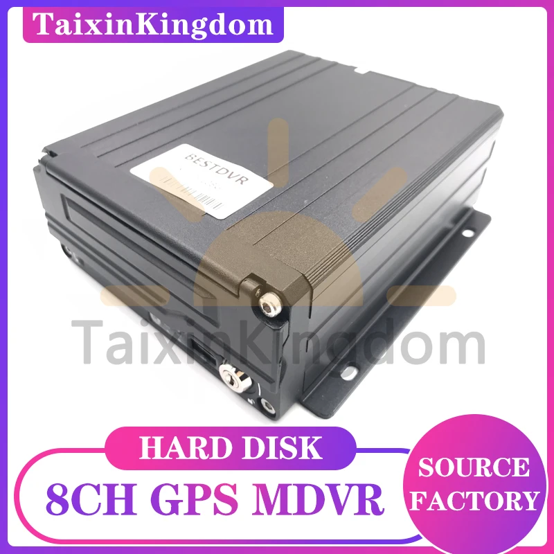 NTSC / PAL 8-канальный жесткий диск Автомобильный видеорегистратор 8 ~ 36 в широкий