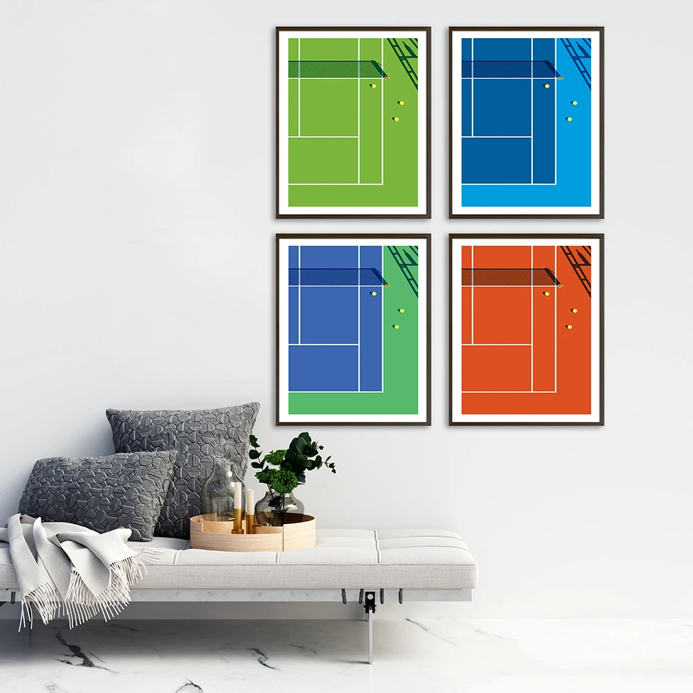 

Grand Slam Tennis Sports Poster Canvas Wall Art Decoration Prints For Living Kid Children Room Home Bedroom Decor Painting