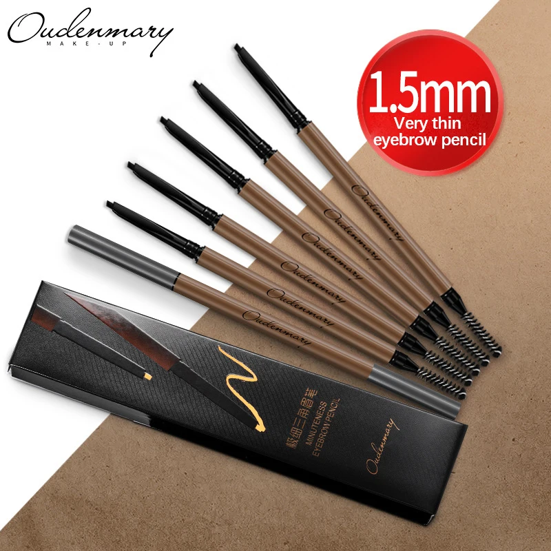 

Ultra Fijne Driehoek Wenkbrauwpotlood Precieze Brow Definer Langdurige Waterdichte Blond Bruin Eye Brow Make-Up Eyebrow Enhancer