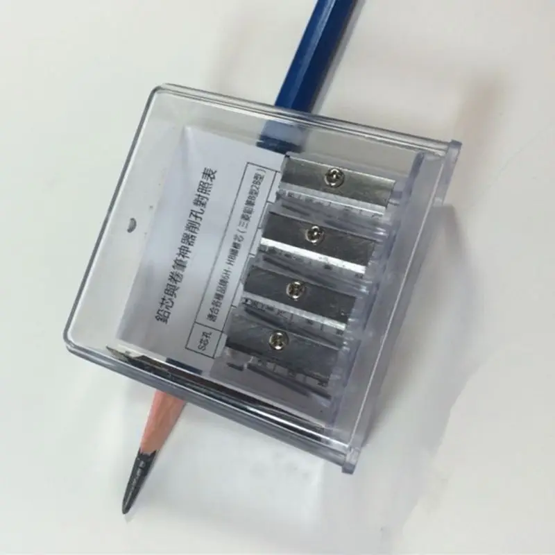 Многофункциональная точилка для карандашей с 4 отверстиями ручной
