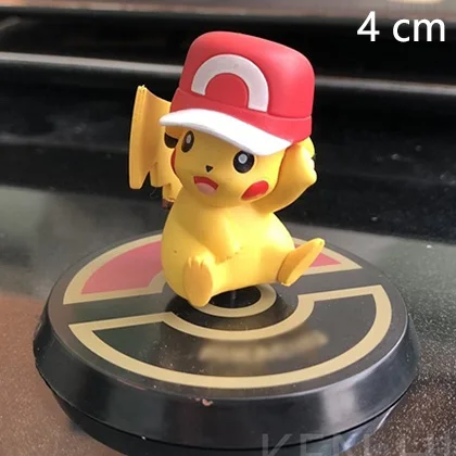 4cm Большой размер X Y Hydreigon Entei Genesect Raichu pika аниме экшн& toyp Покемон Фигурки Коллекция Модель игрушки подвижная база - Цвет: 4cm