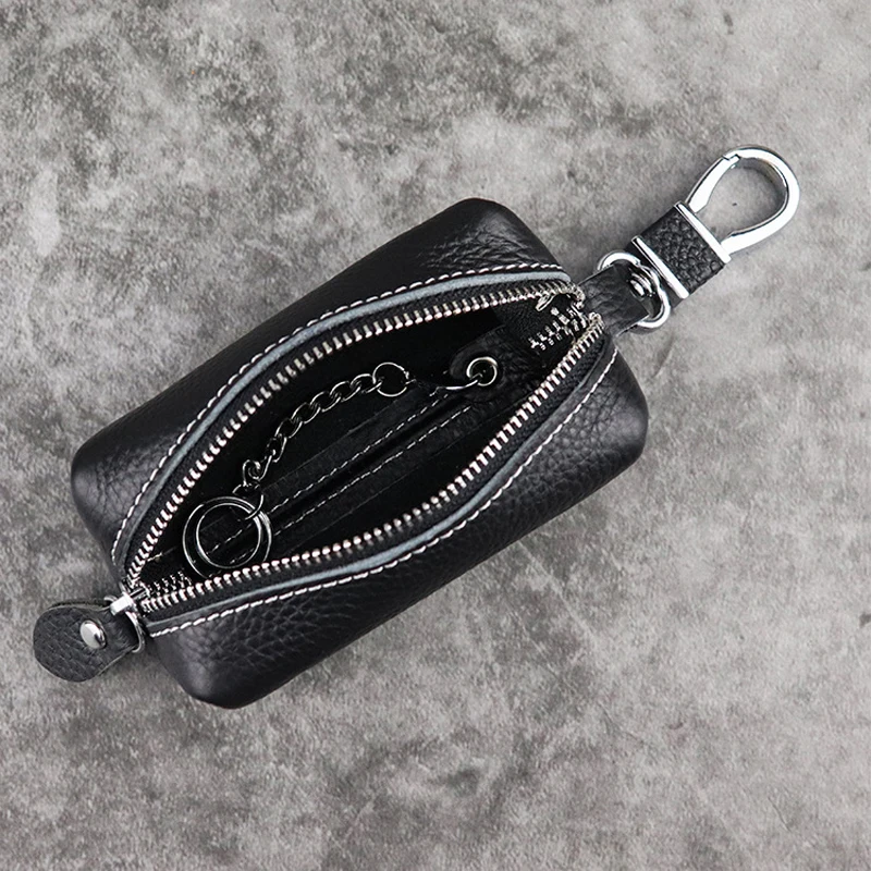 Защитный чехол для ключа автомобиля из 100% натуральной кожи мужской брелок