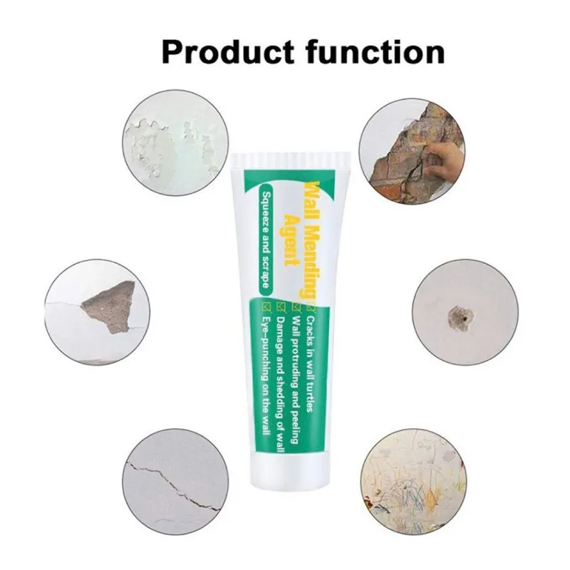 

Universal Wall Mending Ointment Grout Beautiful Sealant Repair Cream Construction Tool For Home Walls Peeling Graffiti Gap 2021
