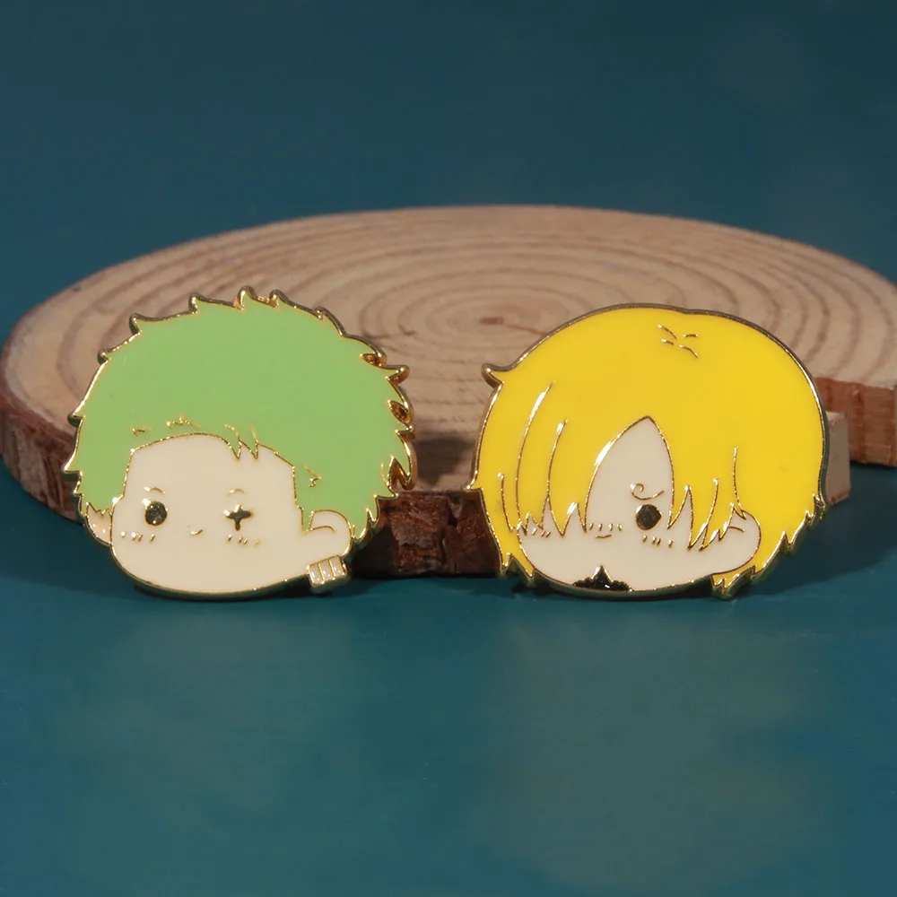

Anime Cartoon One Piece Hard Enamel Pin Kawaii Luffy Zoro Sanji Badge Brooch for Women Men Bag Hat Lapel Jewelry