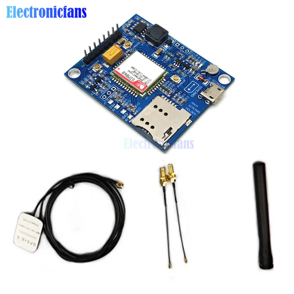 

Макетная плата SIM868, модуль GSM/GPRS/Bluetooth/GPS, замена SIM808 с программой STM32 51 для Raspberry Pi Arduino