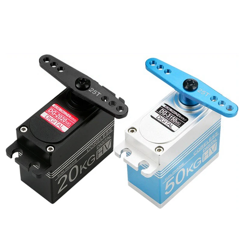 25T рулевой сервопривод рупорный металлический полный дроссельной части двойной