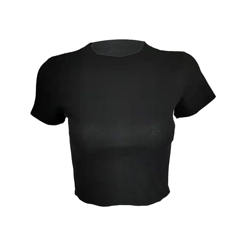 

Womens Simple White T Shirts Summer Short Sleeve Cute Tees Female Office Clothes Aesthetic Base Layer Vintage Crop Tops 2021