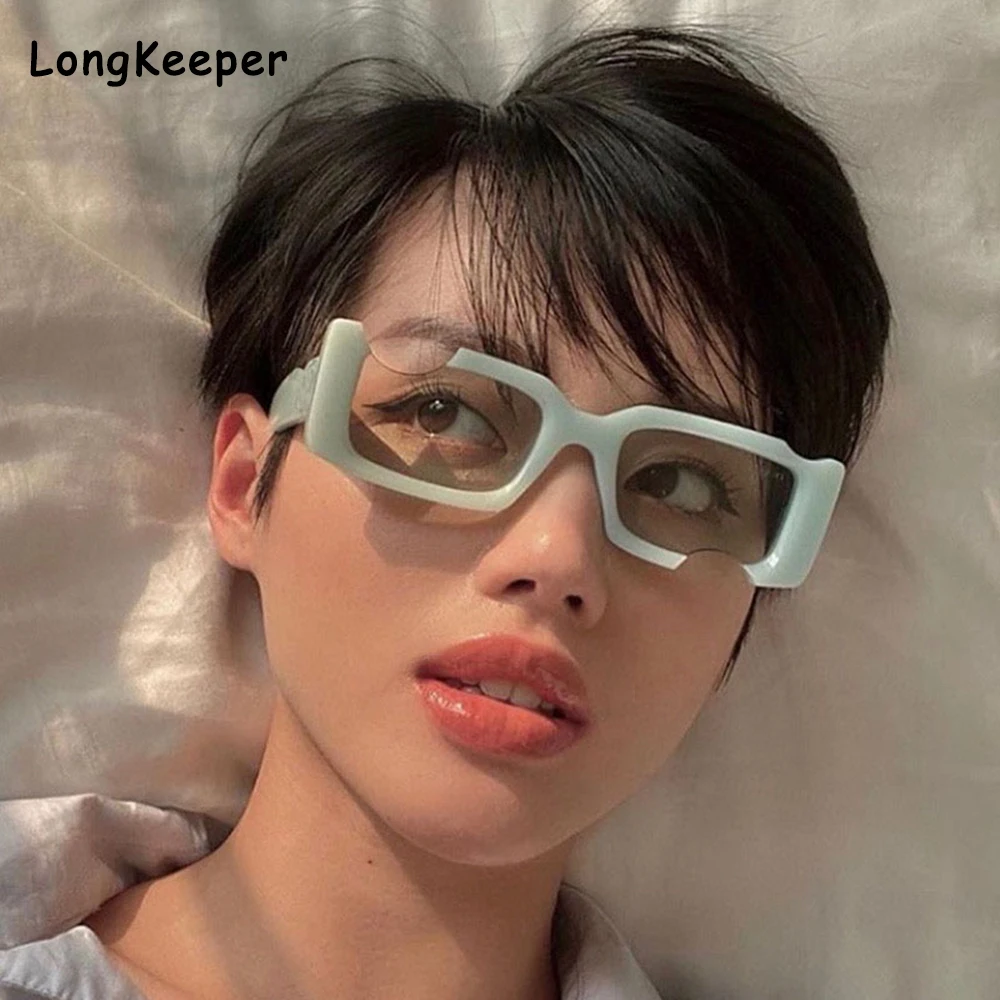 

Small Rectangle Gap Sunglasses Women Shades UV Protection Goggles Glasses Vintage Brand Designer Square Sun Glasses Female Men