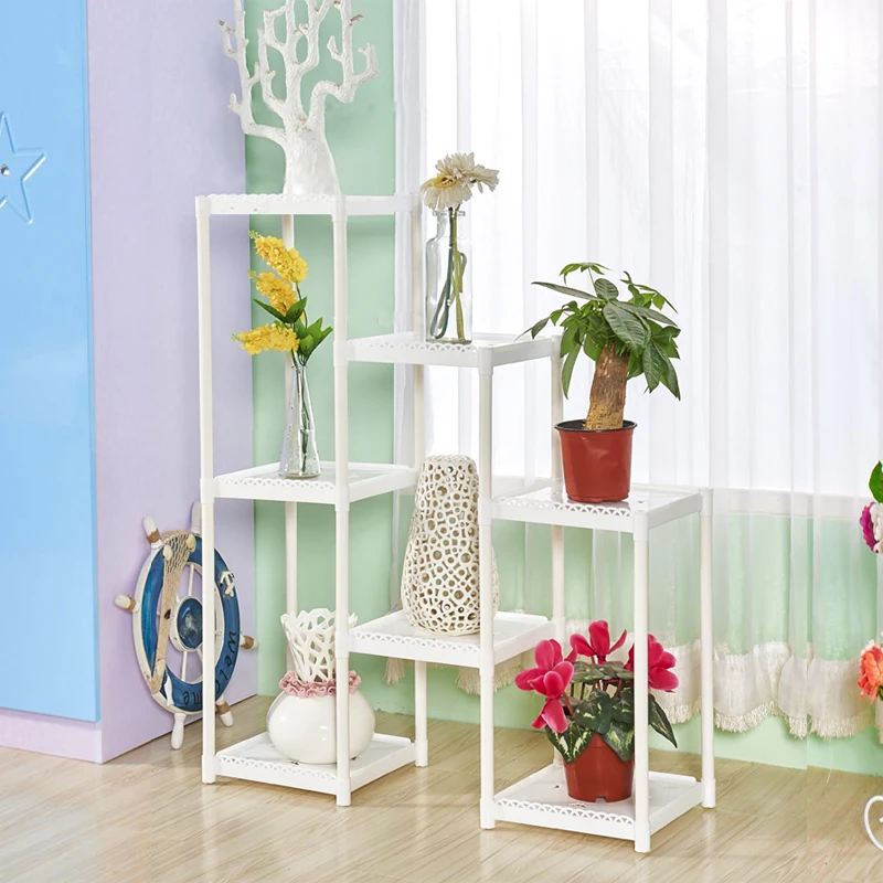 H1 Flower Stand Floor Multi-layer Indoor Balcony Living Room Pot Plant Metal Shelf Louis | Мебель