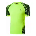 Jeansian Мужская футболка, футболка, Спортивная, сухая, с коротким рукавом, для бега, фитнеса, тренировки LSL229 GreenYellow2