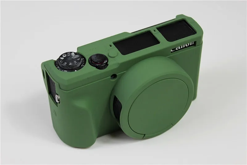 portable Rubber Body Cover silicone Case camera bag for Canon G5 X Mark ii G5XII G5XM2 G5X II protective | Электроника