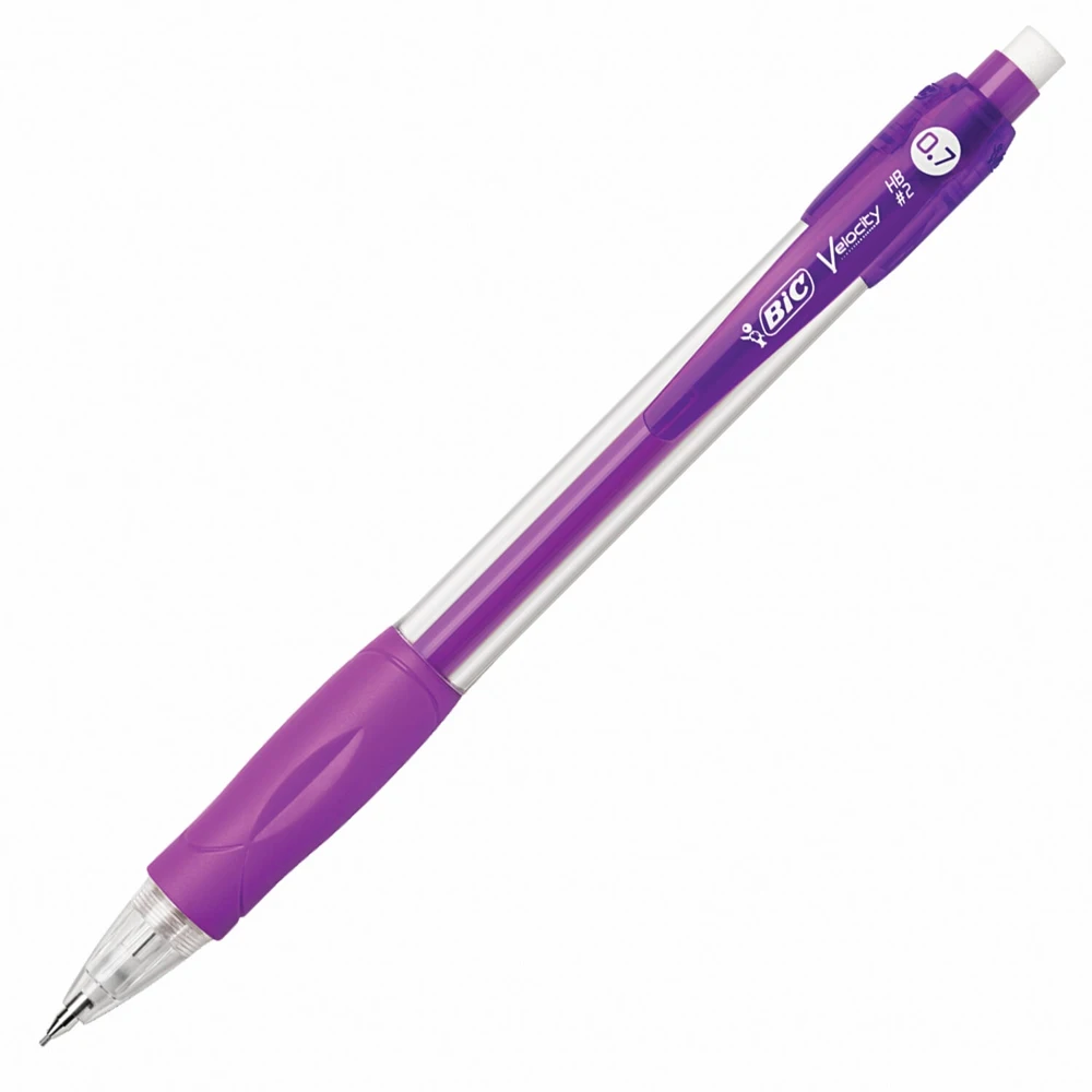 Карандаш механический BIC &quotVelocity" 0 7 мм корпус ассорти резиновый грип ластик