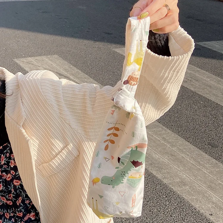 Напечатанная сумка 2020 женские Наплечные сумки с мультяшным рисунком Корея