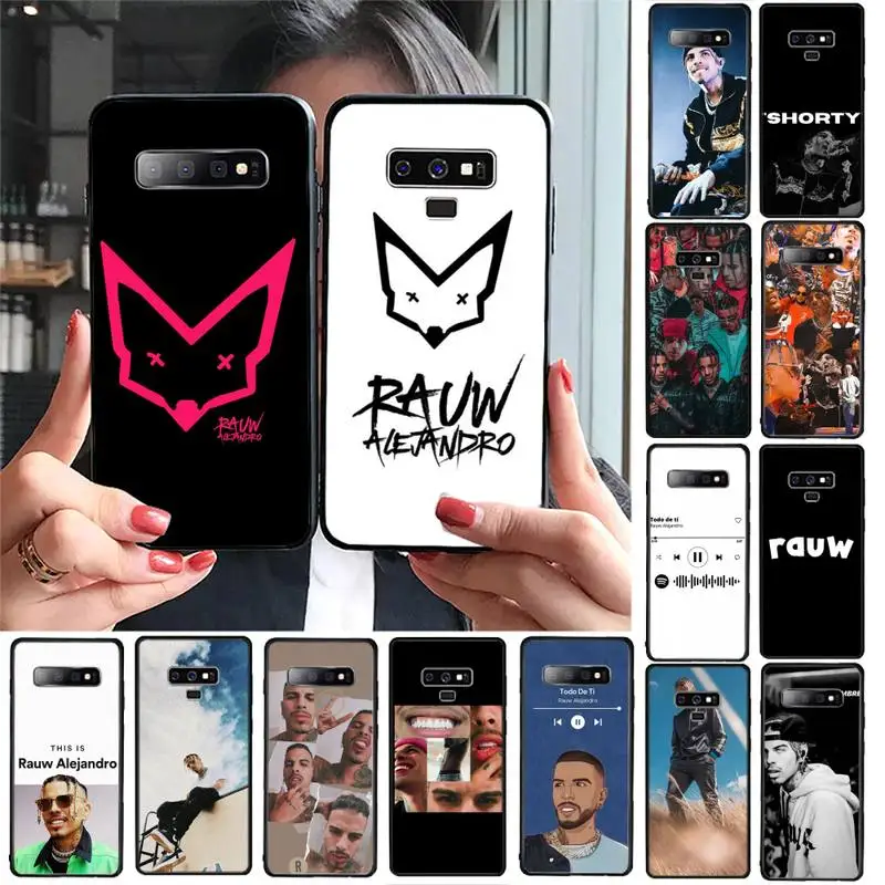 

FHNBLJ Rauw Alejandro Singer Phone Case For Samsung Galaxy S20 S10 Plus S10E S5 S6 S7edge S8 S9 S9Plus S10lite 2020