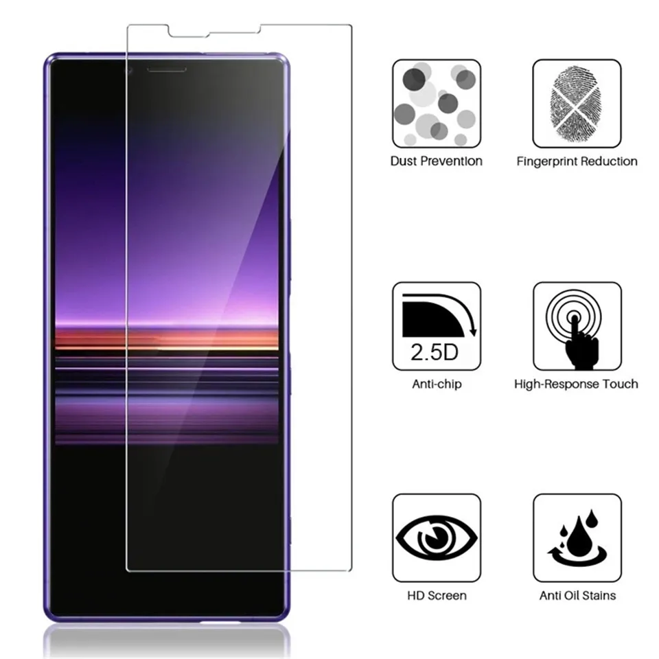 5 шт./10 шт. закаленное стекло для Sony Xperia XZ3 XZ2 XZ1 X XA Compact 9H Защитная пленка экрана