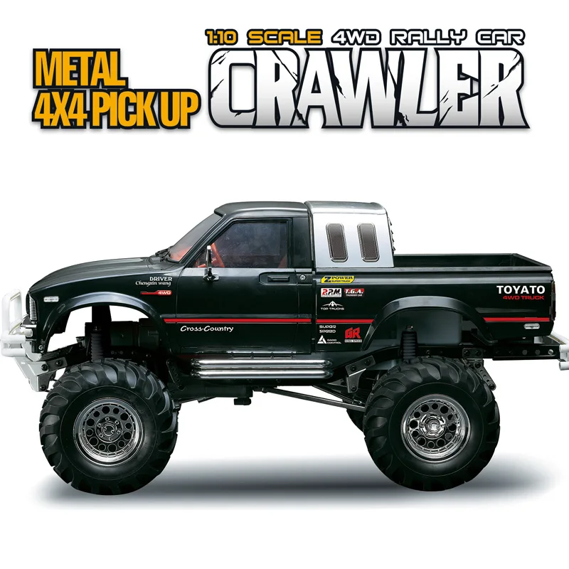 

US Stock 4*4 1/10 пикап Rock rawler, шасси, оси, колеса, ралли, Радиоуправляемый гоночный автомобиль, модель в комплекте
