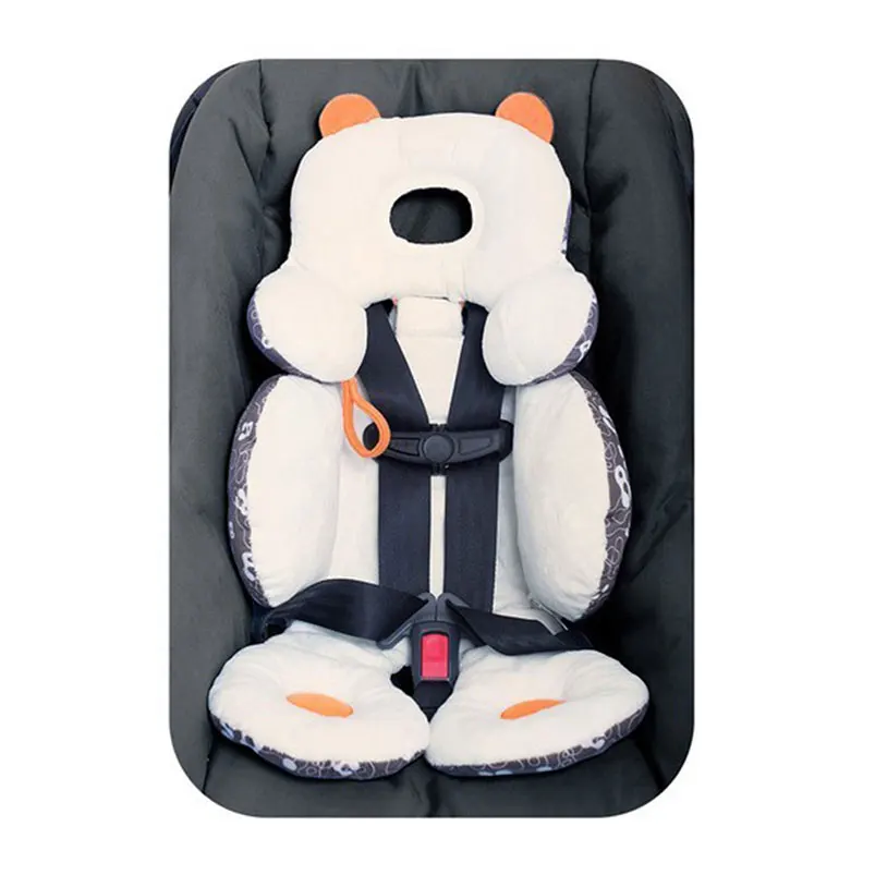 Мягкая подушка для детского сиденья шеи защита тела плюшевый медведь животное на