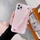 Чехол для телефона Xiaomi Redmi Note 10 10S 9 9S 8T 8 7 Pro 9 9A 9C 8 8A 7 7A K40 K30 Pro, мягкий чехол с бусинами, милые цвета