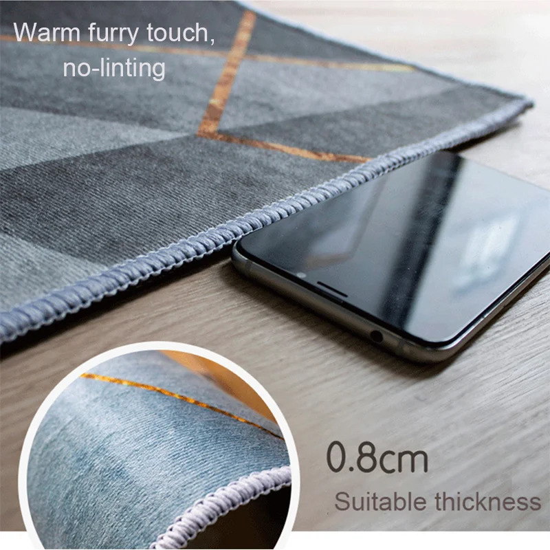 Non-Slip Entrance Door Mats Living Room Carpet Bedroom Kitchen Home Decorative European Modern Style Floor Mat Large Rug Plaid | Дом и сад