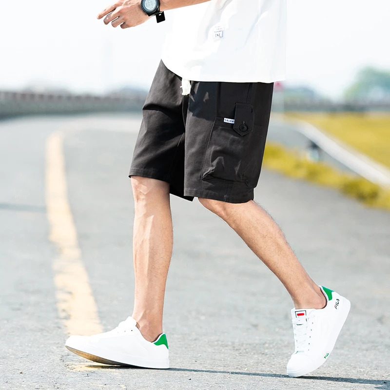 

Fashion Summer Casual Side Pockets Cargo Shorts Men Cotton Boardshorts Men's Cargo Sportswear Jogger Streetwear Short Pants