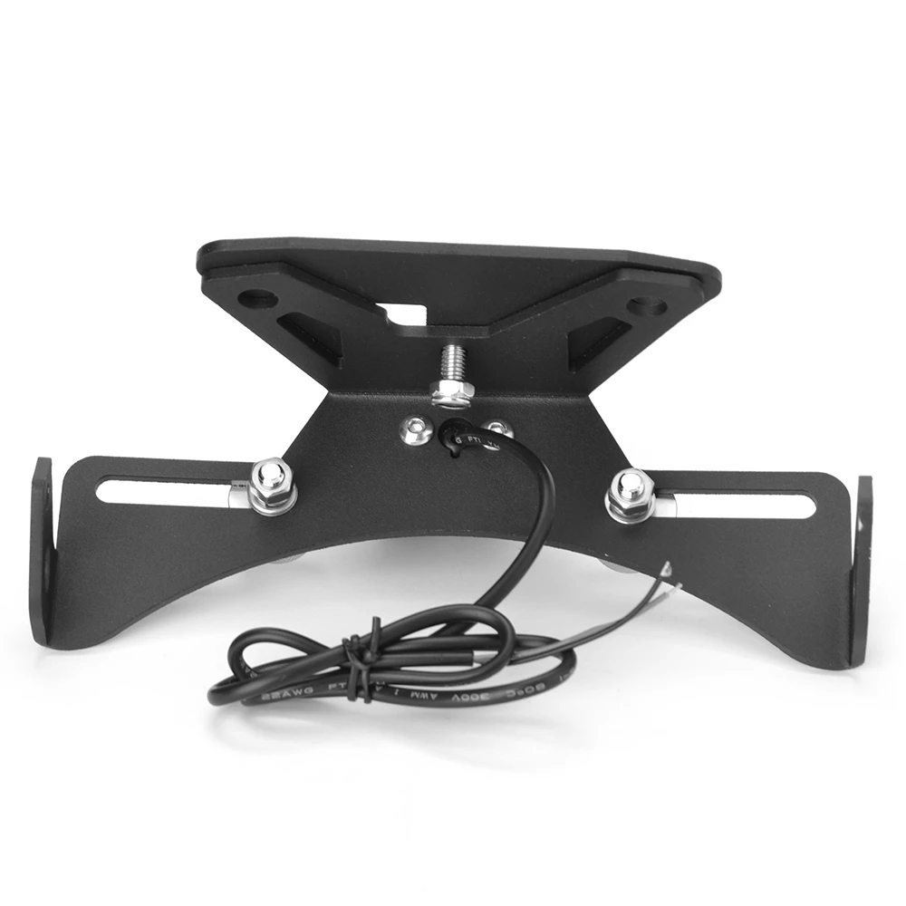 Мотоцикл номерной знак держатель кронштейн с светодиодный свет для Aprilia RSV4/R 2009 2010