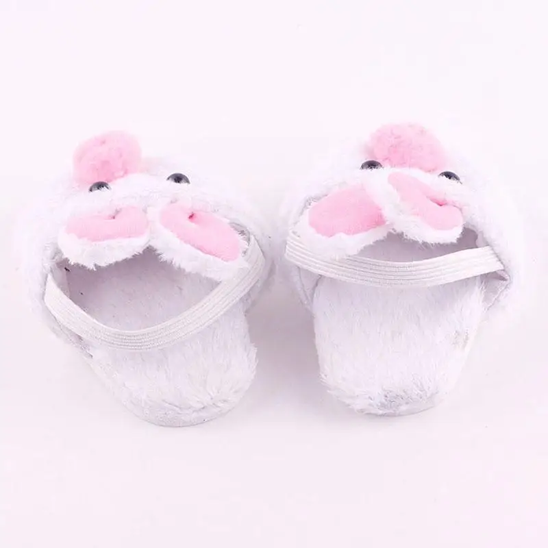

Cute White Bunny Rabbit Slipper Doll Shoes For 18 And Girl Inch Doll Doll Toys 43cm Baby Accessories H3N4