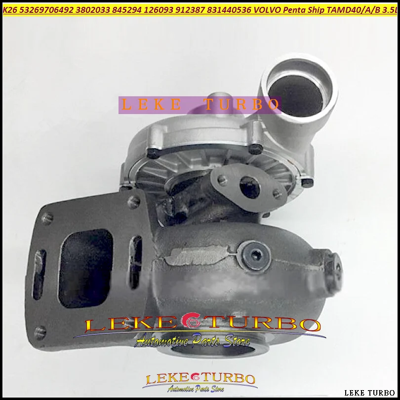 

Turbo K26 53269706492 53269886492 53269706090 3802033 845294 126093 831440536 For VOLVO Penta Ship TAMD40 TAMD40A TAMD40B 3.5L