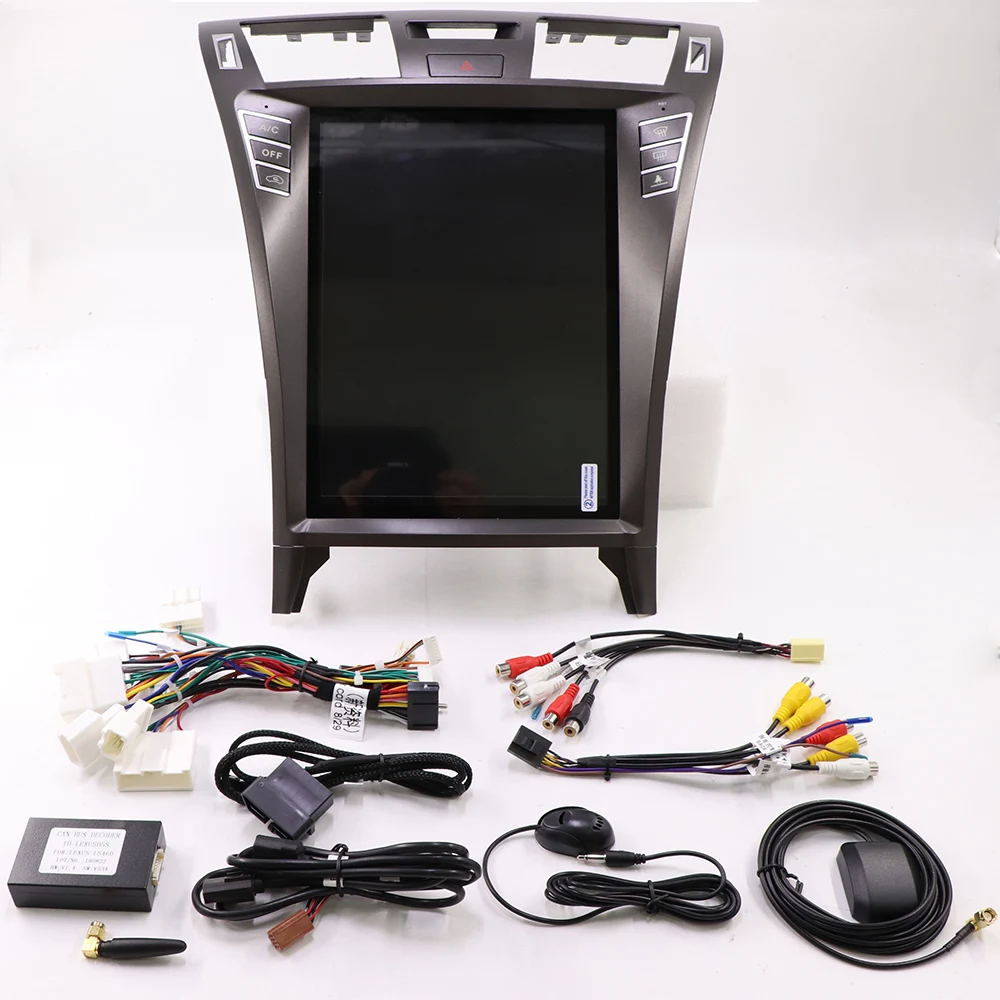 Автомобильный мультимедийный плеер Tesla 12 1 &quotPX6 Android 8 для Lexus LS460 / LS600 Ram4G 32G GPS