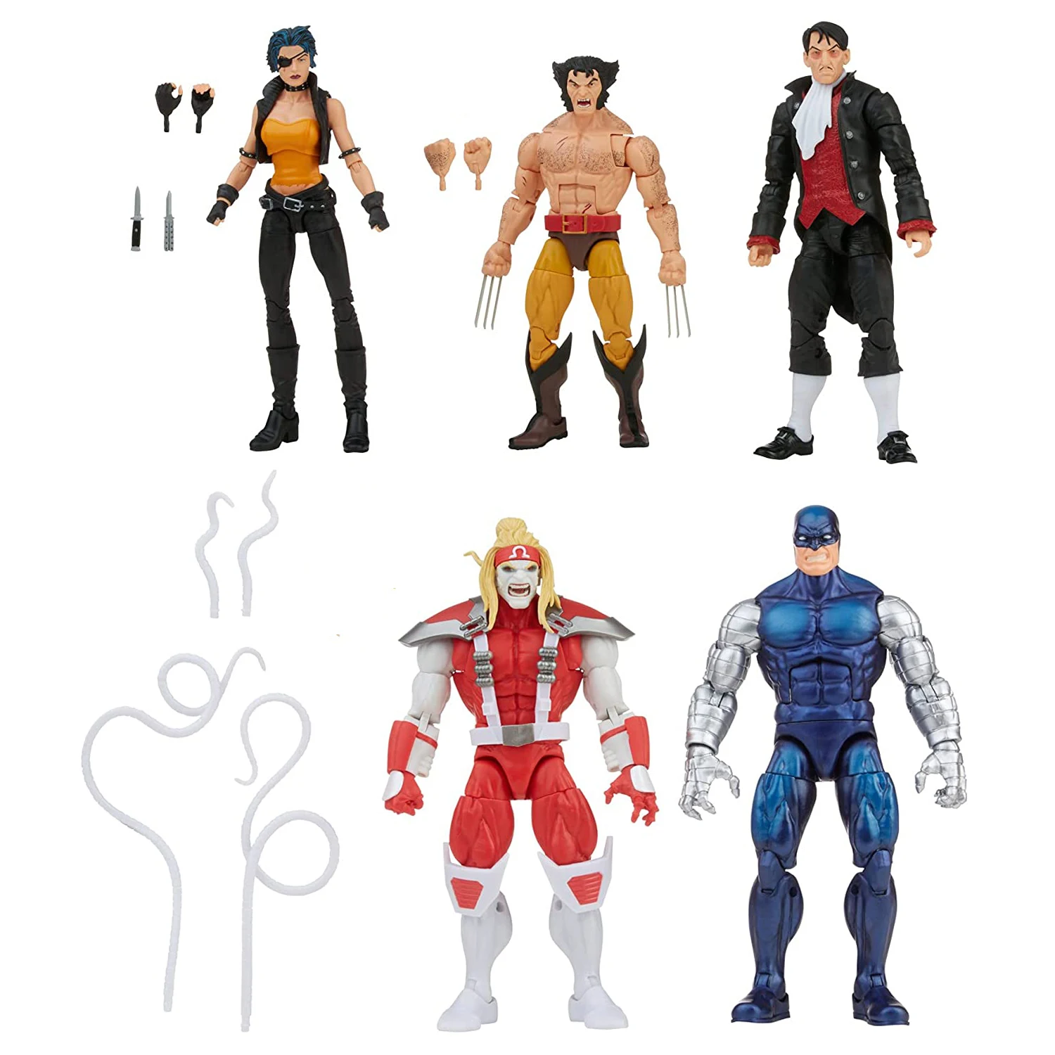 Экшн-фигурки Marvel Legends Logan Wolferine Omega Red Cyber calready Jason Wyngarde без дополнительной головы 5