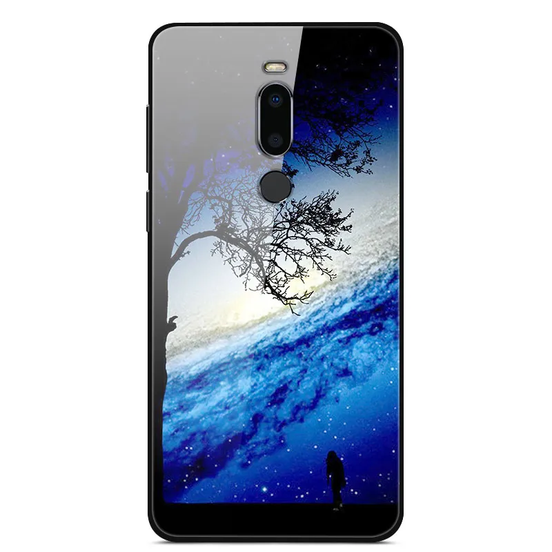10 Чехол для Meizu M8, чехол из закаленного стекла «Планета космос», чехол из стекла для Meizu M8 M813H, чехол-бампер из ТПУ для Meizu M 8 M8 Shell - Цвет: 10