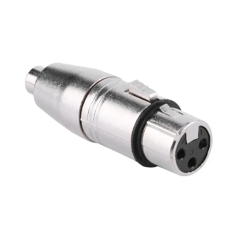 3-контактный гнездовой разъем XLR на гнездо RCA аудиокабель микрофон AV видео адаптер