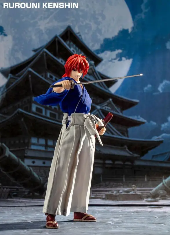 DASIN аниме Rurouni Kenshin HIMURA KENSHIN ПВХ фигурка GT Модель игрушки
